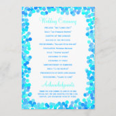 Confetti Wedding Programma's (Achterkant)