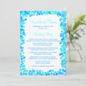 Confetti Wedding Programma's (Staand voorkant)