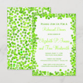 Confetti Wedding Rehearsal Dinner Invitations Kaart (Voorkant / Achterkant)