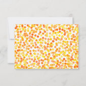 Confetti Wedding Response-kaarten RSVP Kaartje (Achterkant)