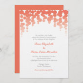 Confetti Wedding Uitnodiging (Voorkant / Achterkant)