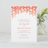 Confetti Wedding Uitnodiging (Staand voorkant)