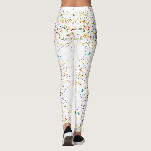 Confetti White Leggings (Achterkant)