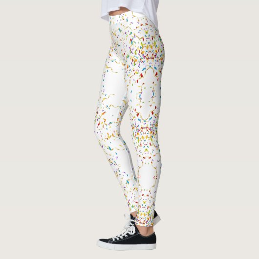 Confetti White Leggings (Links)