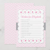 Confetti Wishes for Baby Kaart (Voorkant / Achterkant)