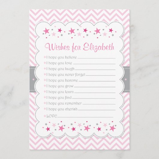 Confetti Wishes for Baby Kaart (Voorkant)