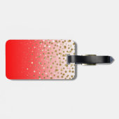 Confetti Xmas "Seizoensgroeten" Bagagelabel (Achterkant horizontaal)