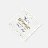 Confetti! "Ze zijn in beslag genomen!" aangepaste  Servet (Hoek)