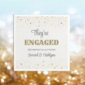 Confetti! "Ze zijn in beslag genomen!" aangepaste  Servet