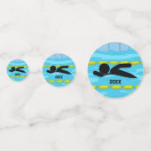 Confetti Zwemontwerptabel (Achterkanten)