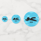 Confetti Zwemontwerptabel (Achterkanten)