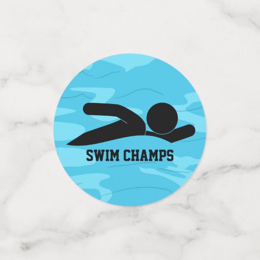 Confetti Zwemontwerptabel (Kleine voorkant)