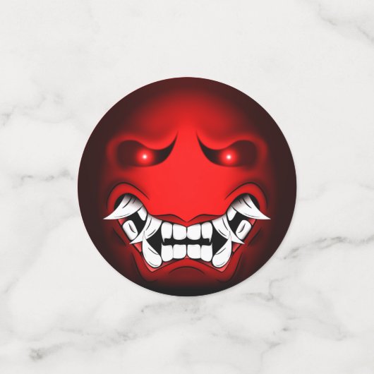 Confettis Samouraïmoji Confetti (Kleine voorkant)
