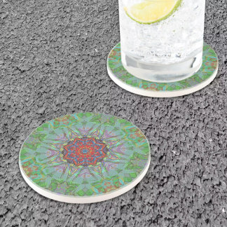 Confianza 2e versie mandala zandsteen onderzetter
