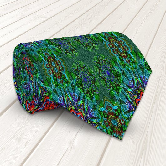 Confianza textiel textuur mandala patroon stropdas