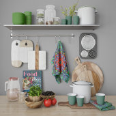 Confianza textieltextuur mandala theedoek