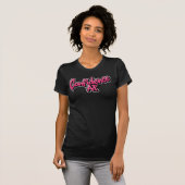 Confidence AF — Bold Pink Street-Style Power T-shirt (Voorkant volledig)
