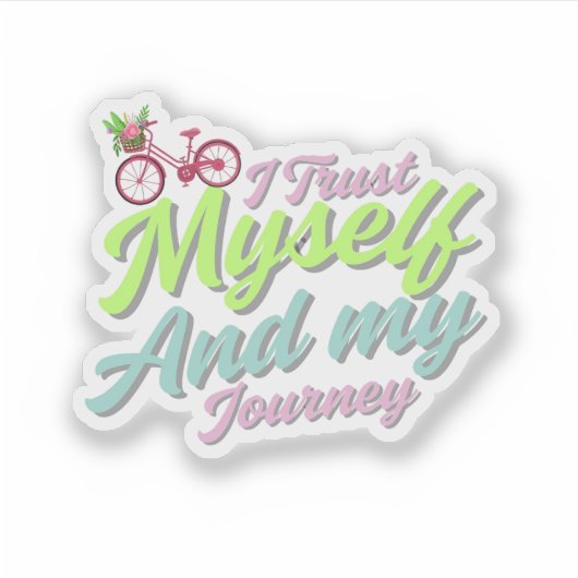 confidence and empowerment Sticker  (Voorkant)