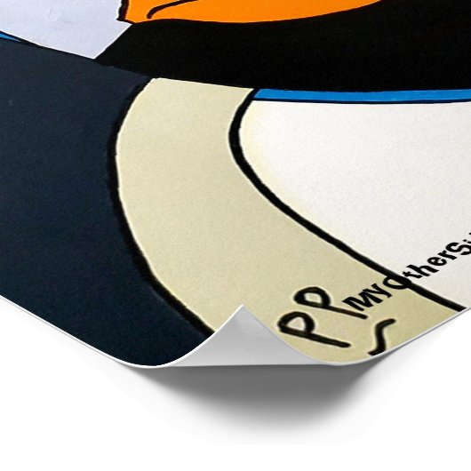 Confident Lady Abstract Poster (Hoek)