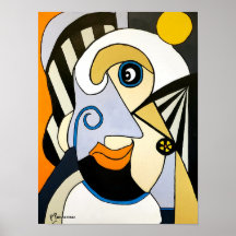 Confident Lady Abstract