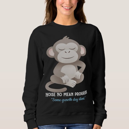 Confident Monkey – Minimal Calm Lifestyle Shirt (Voorkant)
