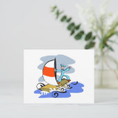 Confident Sailor Briefkaart (Staand voorkant)