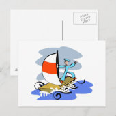 Confident Sailor Briefkaart (Voorkant / Achterkant)