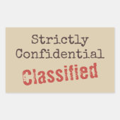 Confidential Stickers (Voorkant)
