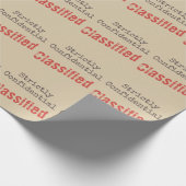 Confidential Wrapping Paper  Cadeaupapier (Hoek)