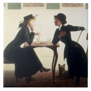 Confides door Harry Watrous Poster Tegeltje