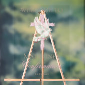 Confirmation pink cross acryl bord (Neutraal)