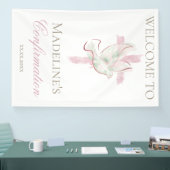 Confirmation pink cross spandoek (Beurs)