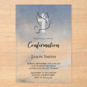 Confirmation!REMOVE! Acryl Uitnodigingen (Voorkant)