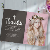 Confirmation!REMOVE! | Eenvoudige, aangepaste cros Bedankkaart