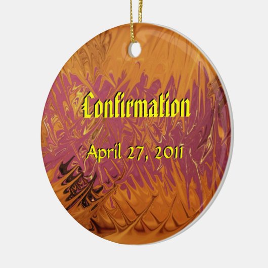 Confirmation!REMOVE! Keramisch Ornament (Links)