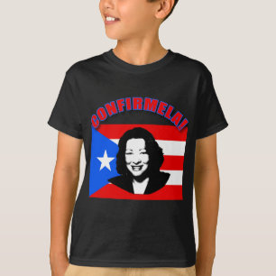 CONFIRMELA Con Bandera de Puerto Rico T-shirt
