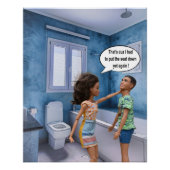 Conflict in wc-bril perfect poster (Voorkant)