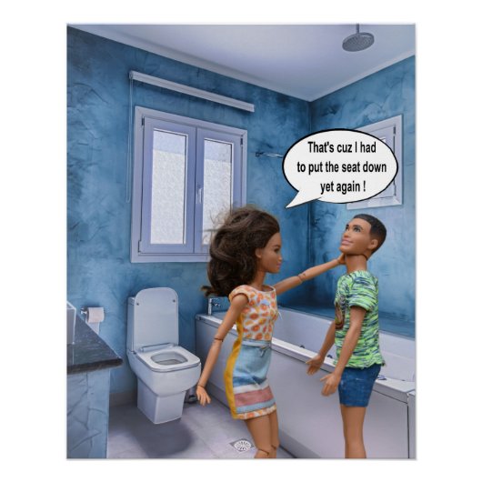 Conflict in wc-bril perfect poster (Voorkant)