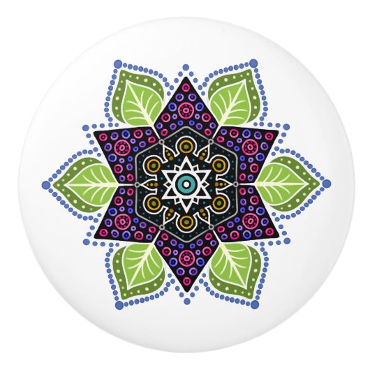 Conflicte Natuur 2 Keramische Knop (Voorkant)