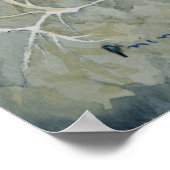 Confluence-Hollyhock Lines Poster (Hoek)