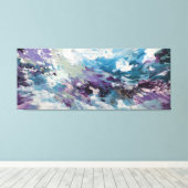 Confluence in Motion Canvas Afdruk (Insitu (Houten vloer))