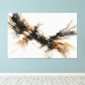 Confluence in Umber Canvas Afdruk (Insitu (Houten vloer))