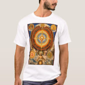 Confluence of Neo Gnostic Wisdom: De Heilige Driev T-shirt (Voorkant)