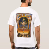 Confluence of Neo Gnostic Wisdom: De Heilige Driev T-shirt (Achterkant)