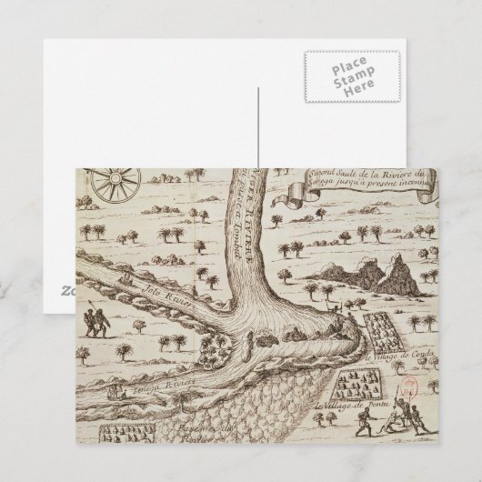 Confluence of the Niger Briefkaart (Voorkant / Achterkant)