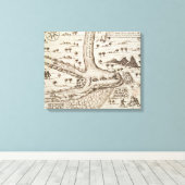 Confluence of the Niger Canvas Afdruk (Insitu (Houten vloer))