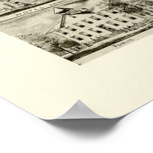 Confluence, PA Panoramic Map - 1905 Poster (Hoek)