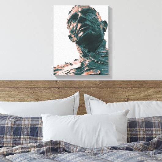 Confluentie van David Zahn Canvas Afdruk (Insitu (Slaapkamer))