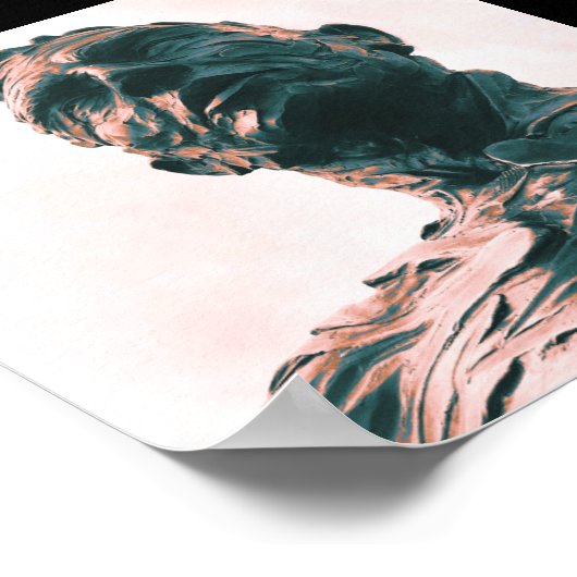 Confluentie van David Zahn Poster (Hoek)