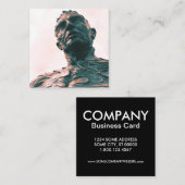 Confluentie van David Zahn Vierkante Visitekaartje (Voorkant / Achterkant)